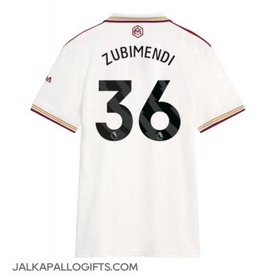 Arsenal Martin Zubimendi #36 Kolmaspaita Naiset 2025-26 Lyhythihainen Arsenal Martin Zubimendi #36 Kolmaspaita Naiset 2025-26 Lyhythihainen